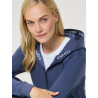 Sudadera con capucha y cremallera Beverly Tommy Hilfiger Equestrian para mujer - Índigo desteñido