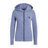 Sudadera con capucha con cremallera Tommy Hilfiger Equestrian para mujer Whitney - Piedra de luna