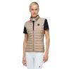 Chaleco acolchado sin mangas Tommy Hilfiger Equestrian Serano para mujer - Beige