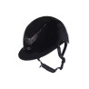 Casco HKM Alarion Brillante - Negro / negro