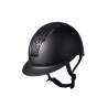 Casco HKM Lady Shield Elegant - Negro / plata