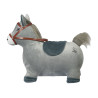 Caballo saltador HKM infantil - Gris