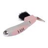 Limpia cascos HKM Soft - Rosa claro / gris claro