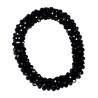 Elástico para el pelo HKM Crystal - Negro