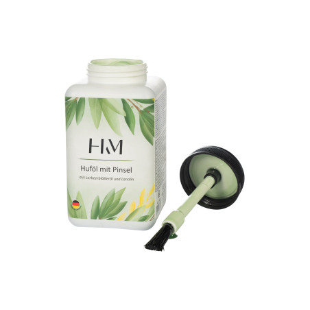 Aceite para cascos HKM en botella para la sequedad