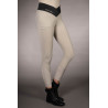 Legging Lauria Garrelli Limone con culera completa de silicona para mujer - Gris / beige