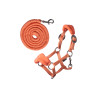 Cabezada con polar HKM Hobby Horse - Naranja