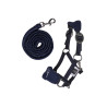 Cabezada con polar HKM Hobby Horse - Azul
