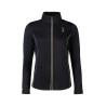 Sudadera con cremallera Lauria Garrelli Limone para mujer - Negro