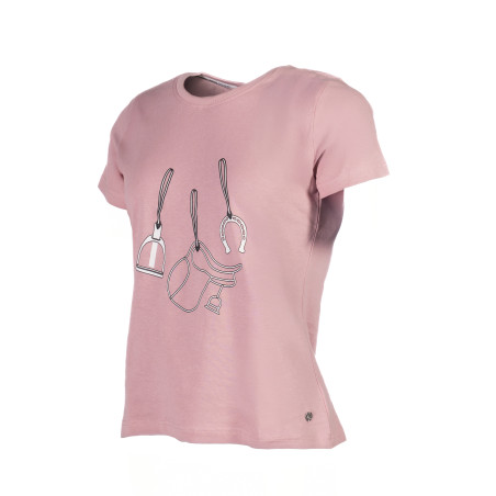 Camiseta HKM Elements de manga corta para mujer