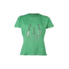 Camiseta HKM Elements de manga corta para mujer - Verde
