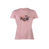 Camiseta HKM para mujer Running Horse de manga corta - Rosa viejo