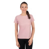Camiseta HKM Sporty Mesh mujer de manga corta - Rosa viejo