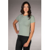 Camiseta Lauria Garrelli Limone de manga corta para mujer - Salvia
