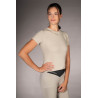 Camiseta Lauria Garrelli Limone de manga corta para mujer - Gris / beige