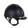 Casco Antares Origin Galaxy con visera estándar - Negro / cuero negro