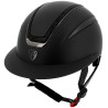 Casco EQUITHEME Agris visera ancha - Negro laminado