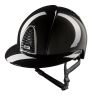 Casco Kep Cromo 2.0 shine negro visera polo - Barboquejo negro