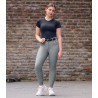 Pantalón de equitación ELT Comfort Ride Glam para mujer - Gris cromo