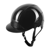 Casco de equitación Swing H24 brillante - Negro brillante