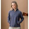 Sudadera con media cremallera Horseware AA Gabriella para mujer - Antracita
