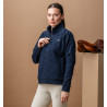 Sudadera con media cremallera Horseware AA Gabriella para mujer - Marino
