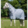 Manta antimoscas para poni Amigo® Bug Rug Plus - Azul jaspeado / azul / plateado
