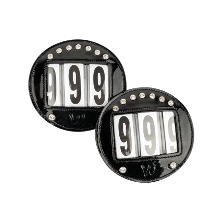 Frentales Waldhausen de cuero charolado