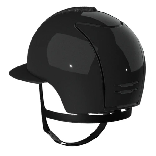Casco Kep Cromo 2.0 Edición limitada Monza visera polo Negro
