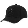 Gorra Je t'aime Equithème EK-Ponytail - Negro