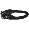 Collar de perro Cuerda Canter - Negro / negro