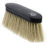 Cepillo largo de nailon duro Imperial Riding Dandy con dorso de madera en v - Oliva claro metalizado
