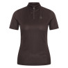 Polo de manga corta Imperial Riding Marla mujer - Chocolate