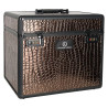 Caja de aseo brillante de equitación imperial - Marrón / marrón croco