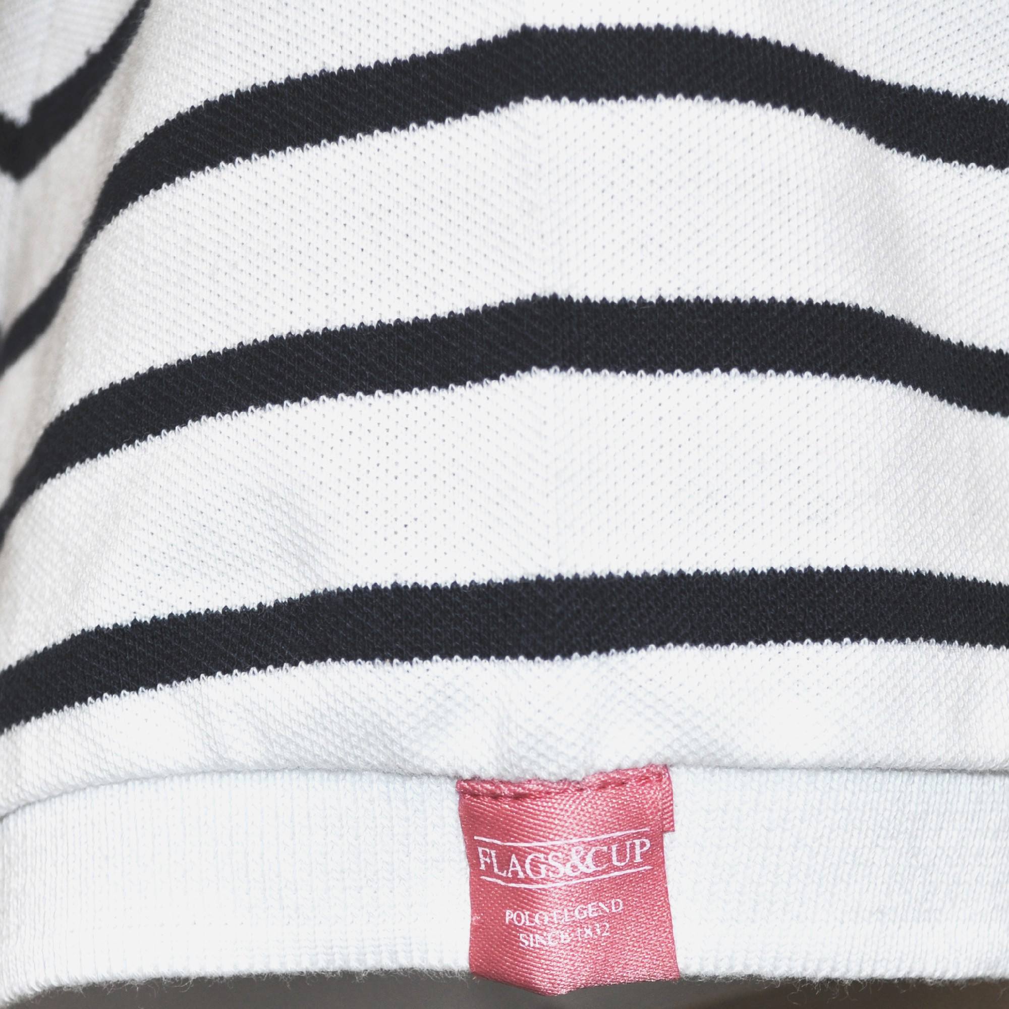 Polo mujer Joya Flags & Cup Blanco / marino