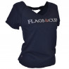 Camiseta de mujer Amaluza Flags & Cup - Azul marino