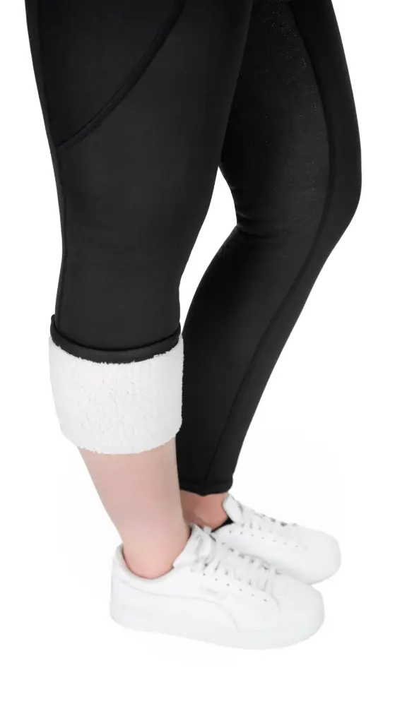 Legging Je t'aime EQUITHÈME - Neva enfant Negro Legging Je t'aime EQUITHÈME - Neva enfant Negro