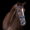 Brida Imperial Riding con muserola inglesa curvada - Negro