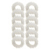 Elásticos para trenzas de crines Imperial Riding, paquete de 12 - Blanco