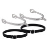 Espuelas infantiles Imperial Riding Basic 15 mm punta cuadrada - Plata
