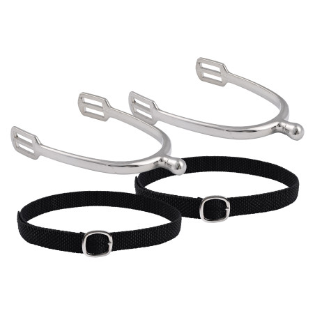 Espuelas infantiles Imperial Riding Basic 15 mm punta redonda
