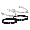 Espuelas infantiles Imperial Riding Basic 15 mm punta redonda - Plata