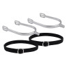 Espuelas hombre Imperial Riding Basic 15 mm punta cuadrada - Plata