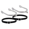 Espuelas de hombre Imperial Riding Basic 15 mm punta redonda - Plata