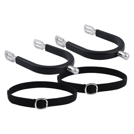 Espuelas de hombre Imperial Riding Basic 20 mm con revestimiento de silicona