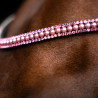 Frontal Imperial Riding con cuentas - Rosa