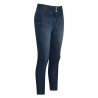 Pantalón de equitación Euro-Star Classic Slim vaquero para mujer - Azul vaquero oscuro