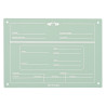 Placa de cuadra German HV Polo Polo - Cielo aqua