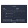Placa de cuadra German HV Polo Polo - Marino