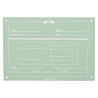Placa de box English HV Polo - Cielo aqua